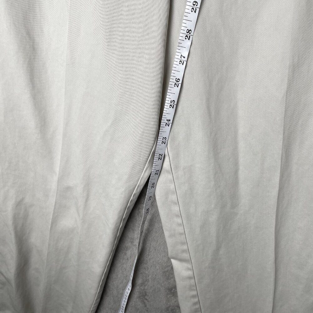 Dockers Pants Mens 34x30 Khaki Chinos Wide Leg Straight Work 100% Cotton Casual - Picture 7 of 7